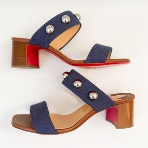 Christian Louboutin Sandals Block Heel